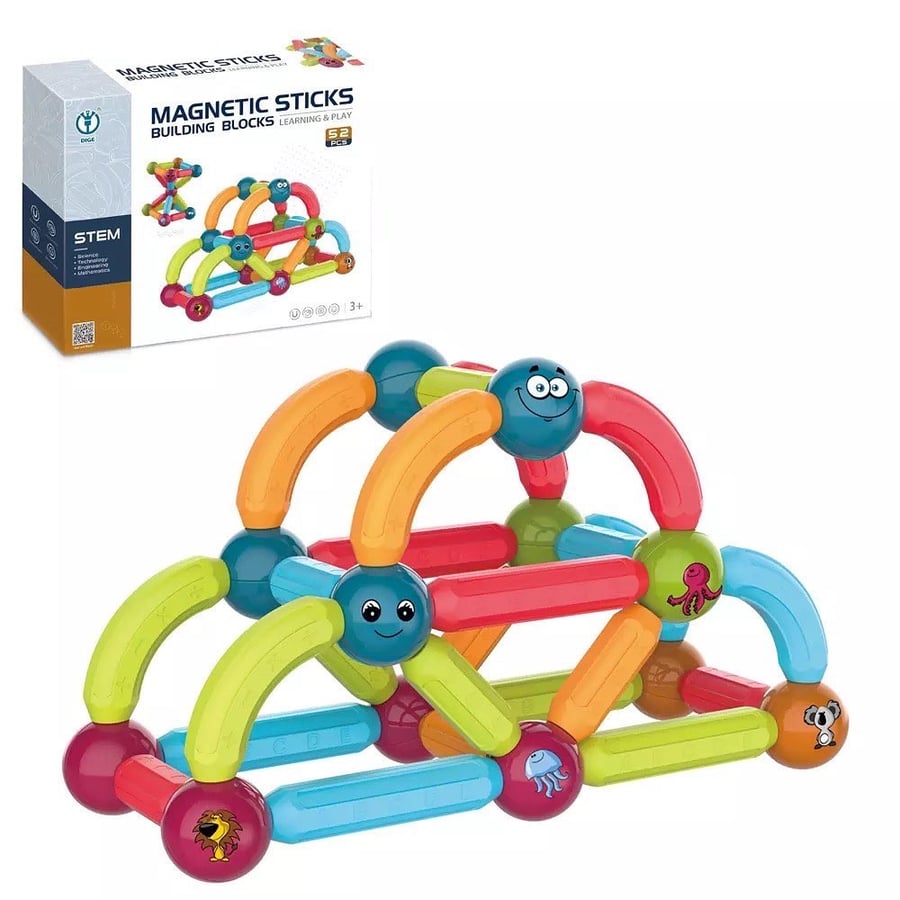 A magnetic composition consisting of 52 pieces