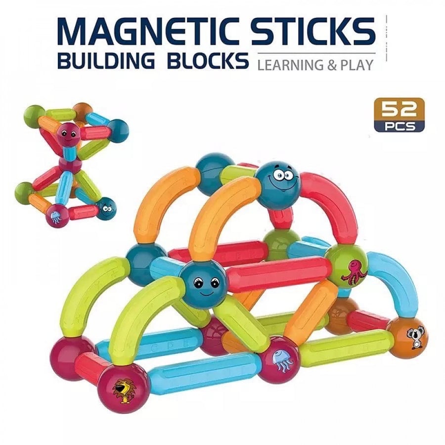 A magnetic composition consisting of 52 pieces