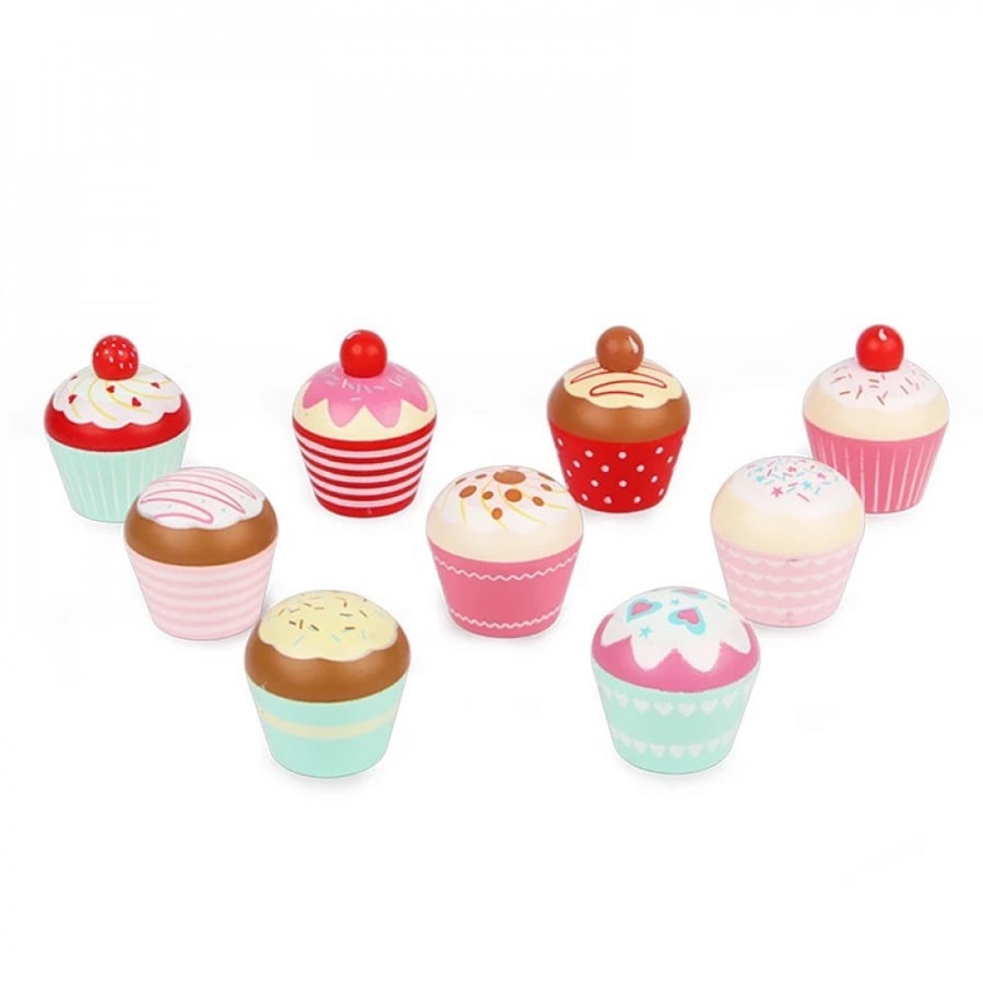 Wooden cupcake