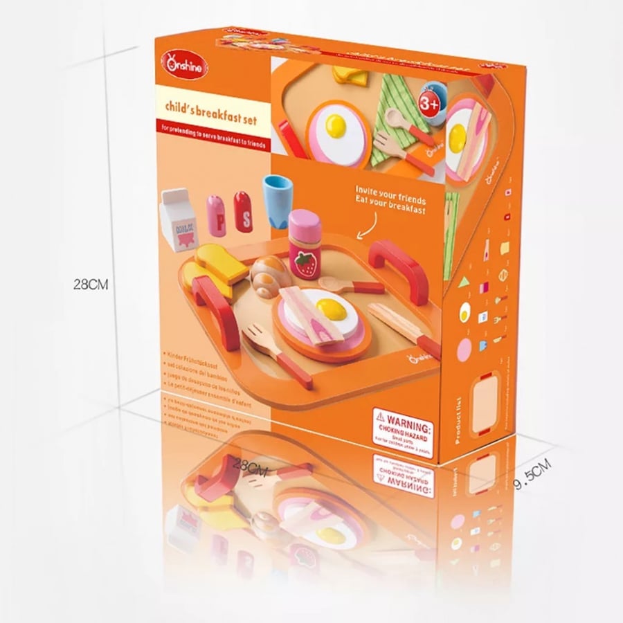 Breakfast serving set