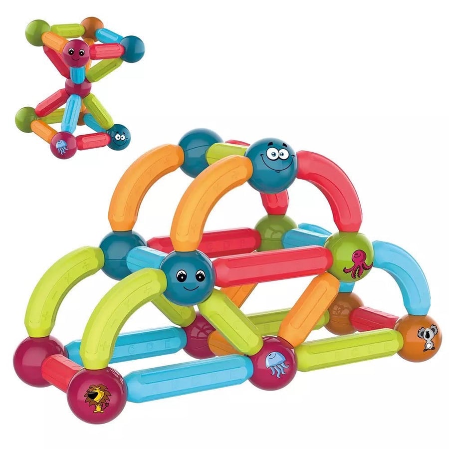 A magnetic composition consisting of 52 pieces