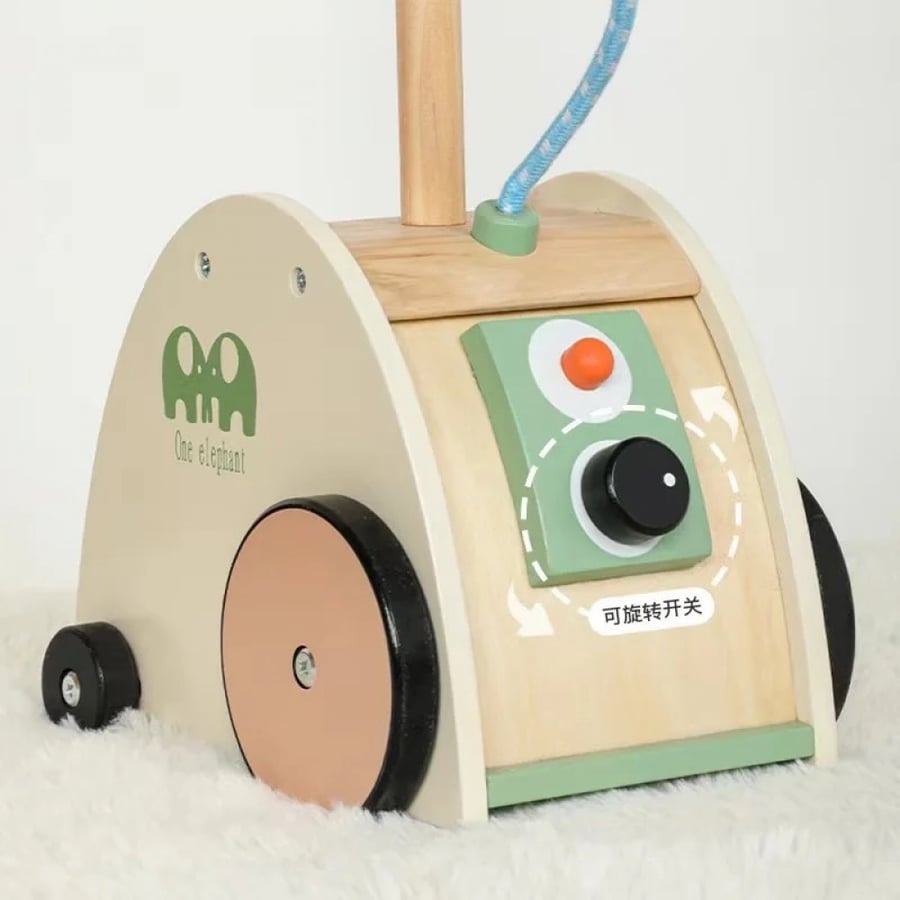 Wooden steam iron