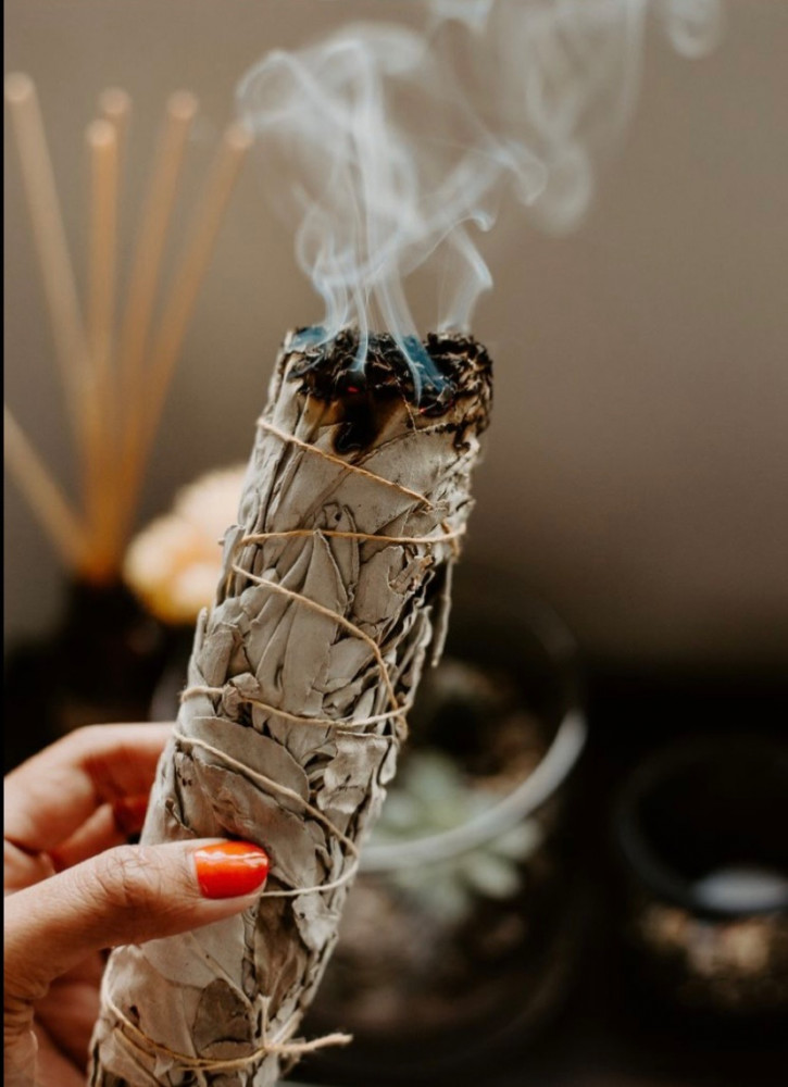 Organic white sage sticks, pack of 3 pieces