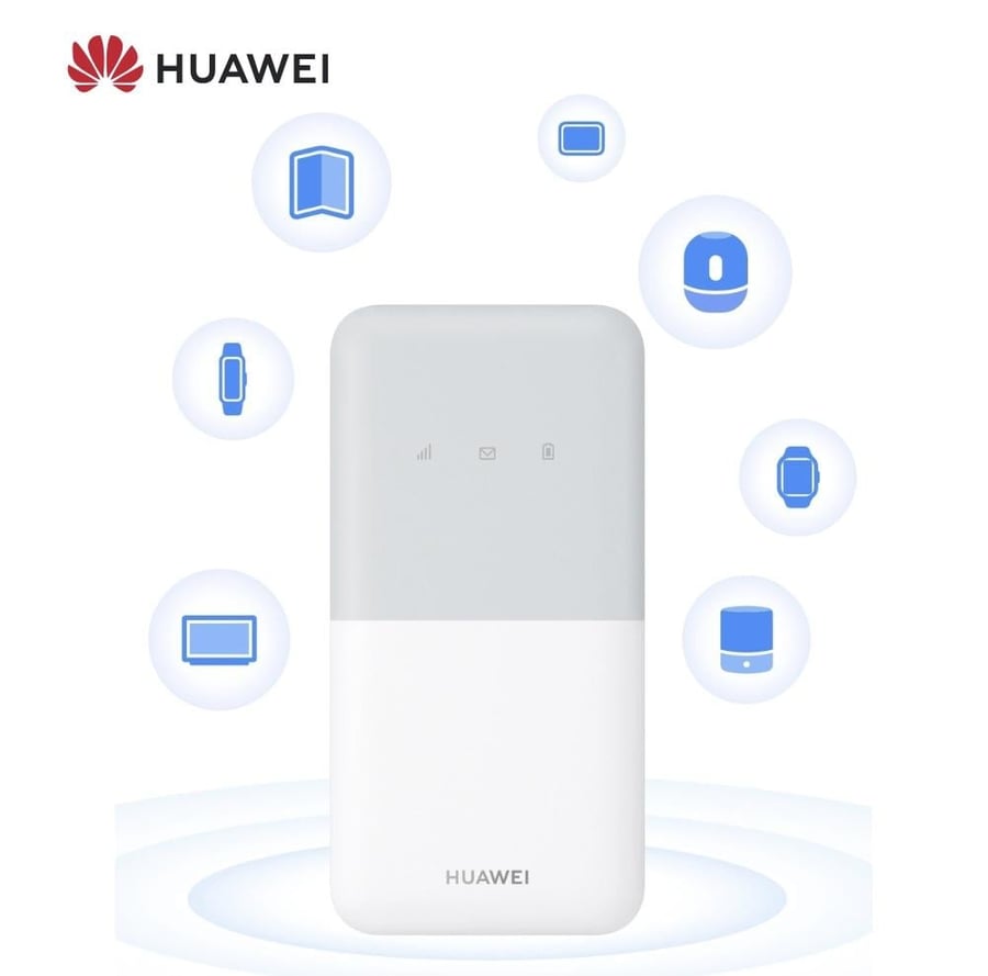 جهاز راوتر محمول من هواوي بتصميم أنيق ومدمج 4G