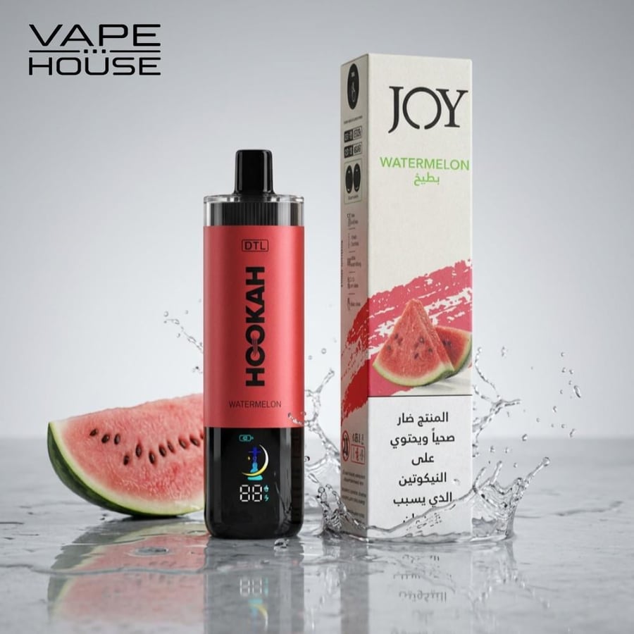 شيشة جوي هوكا 50 ألف موشة JOY Hookah DTL 50,000 Puffs