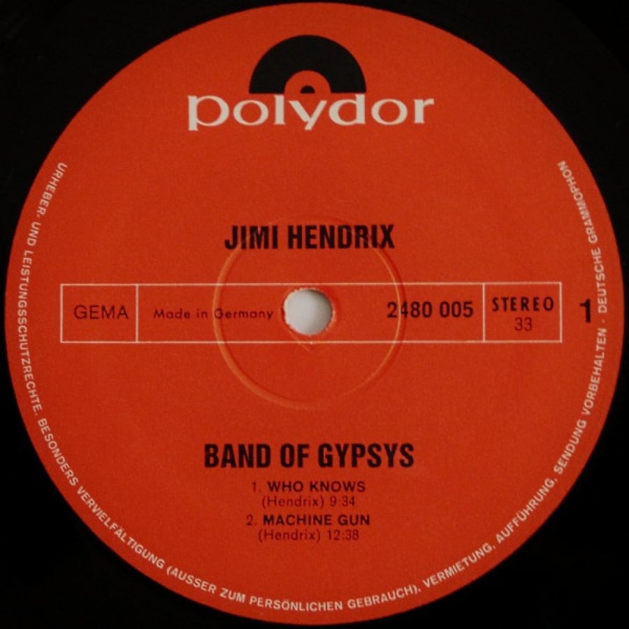 Jimi Hendrix - Band Of Gypsys