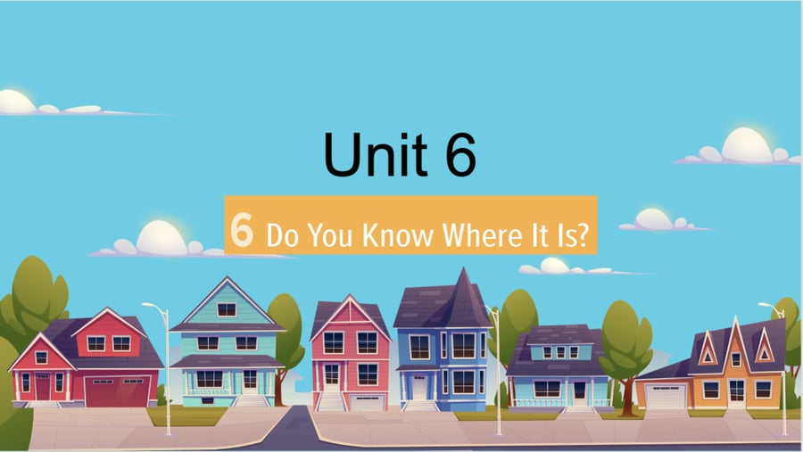 Super Goal 3 - Unit 6 ( Do You Know Where Is It? ) - ترم أول