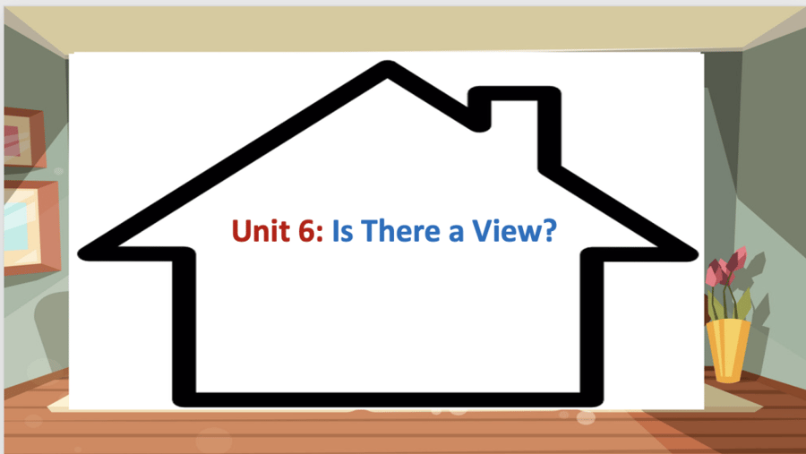 Super Goal 1  - Unit 6 ( Is There a View? ) - ترم أول