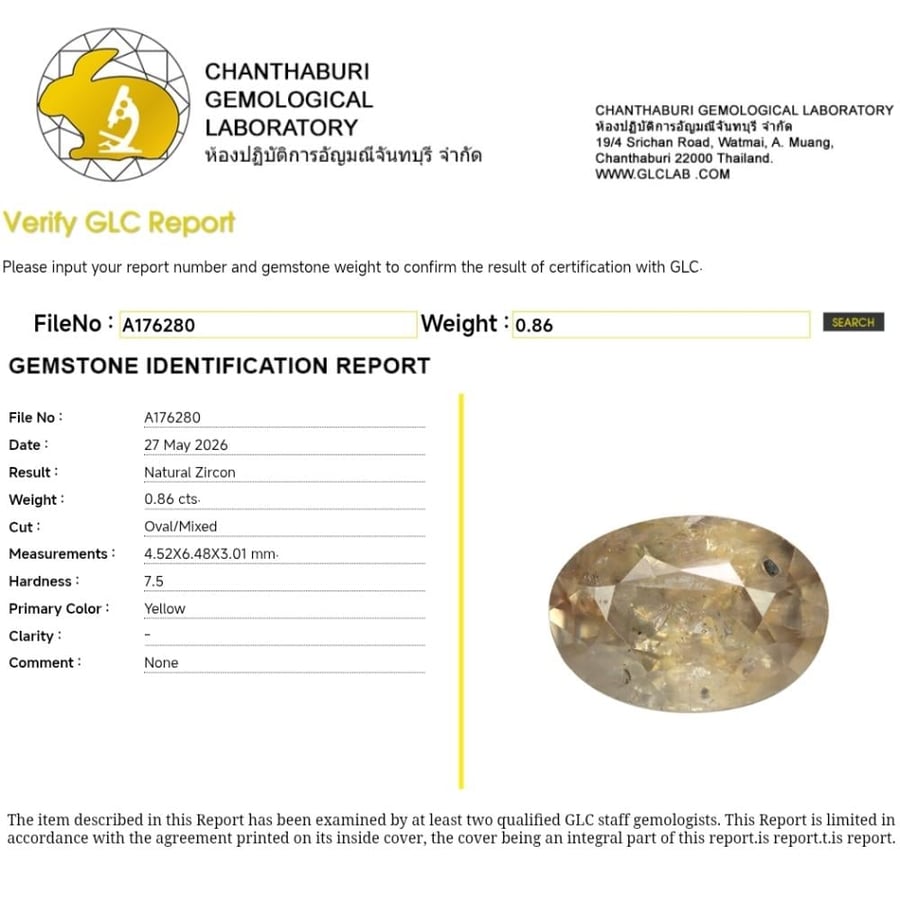 Zircon Stone