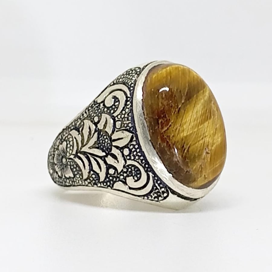 Tiger Eye Ring