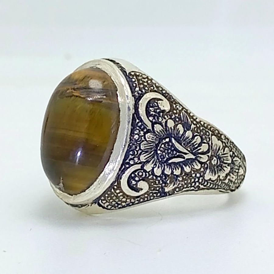 Tiger Eye Ring