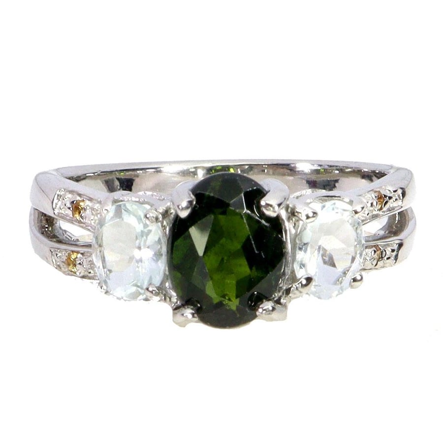 Chrome Diopside Ring