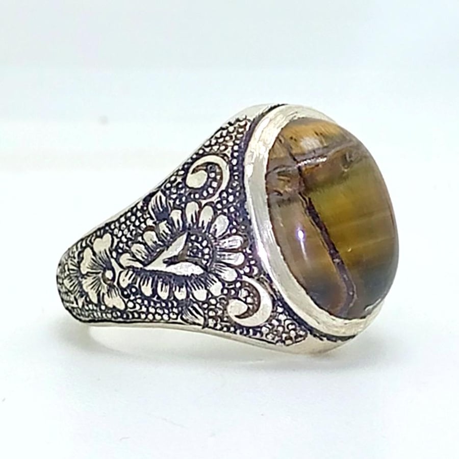Tiger Eye Ring