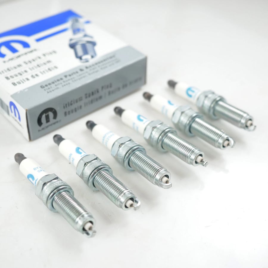 Set of 6 original factory spark plugs for Dodge Charger, Challenger, Chrysler (2011-2023) 6-cylinder