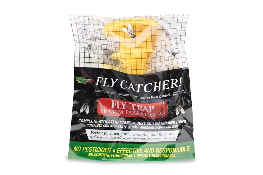 Disposable hanging fly trap