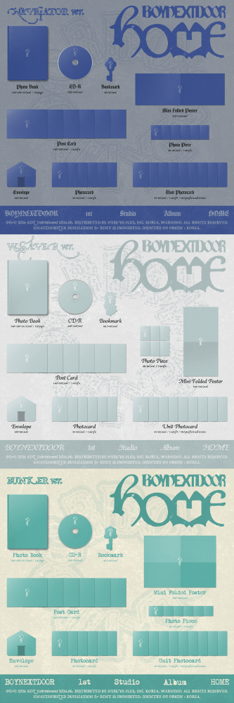 BOYNEXTDOOR - 1st Studio Album [HOME] (Random)