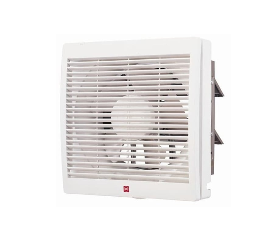 Wall-mounted exhaust fan KDK model 25 with grill