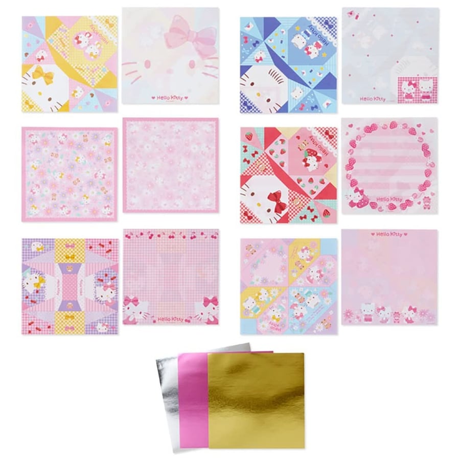 Foldable note papers - Hello Kitty