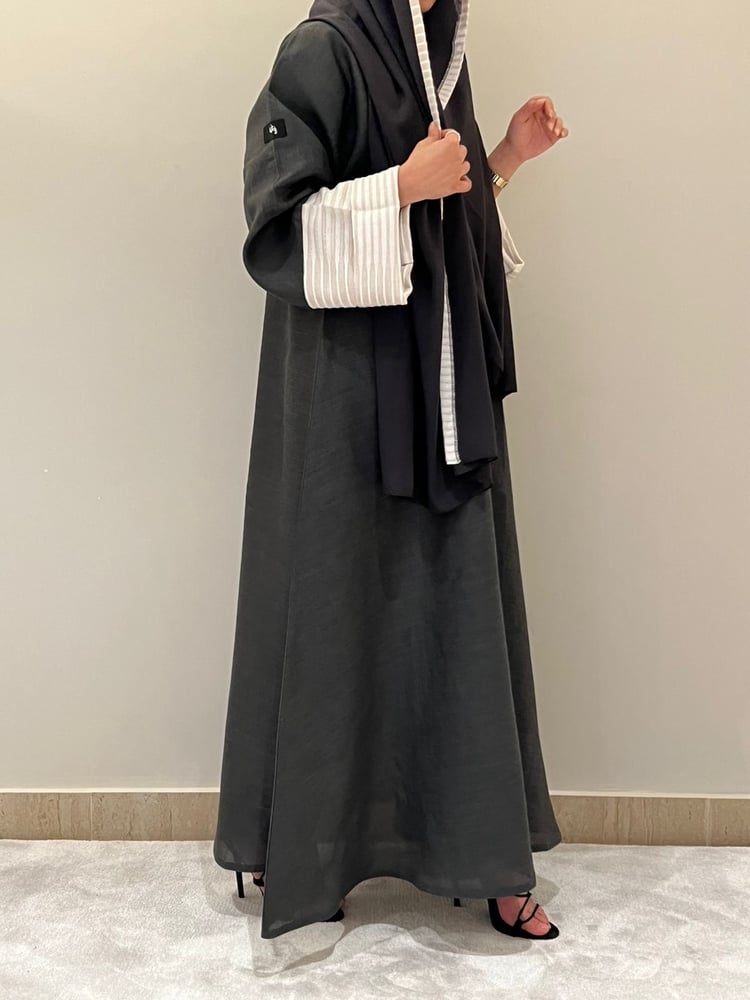 لنن مع اكمام كريب بيج