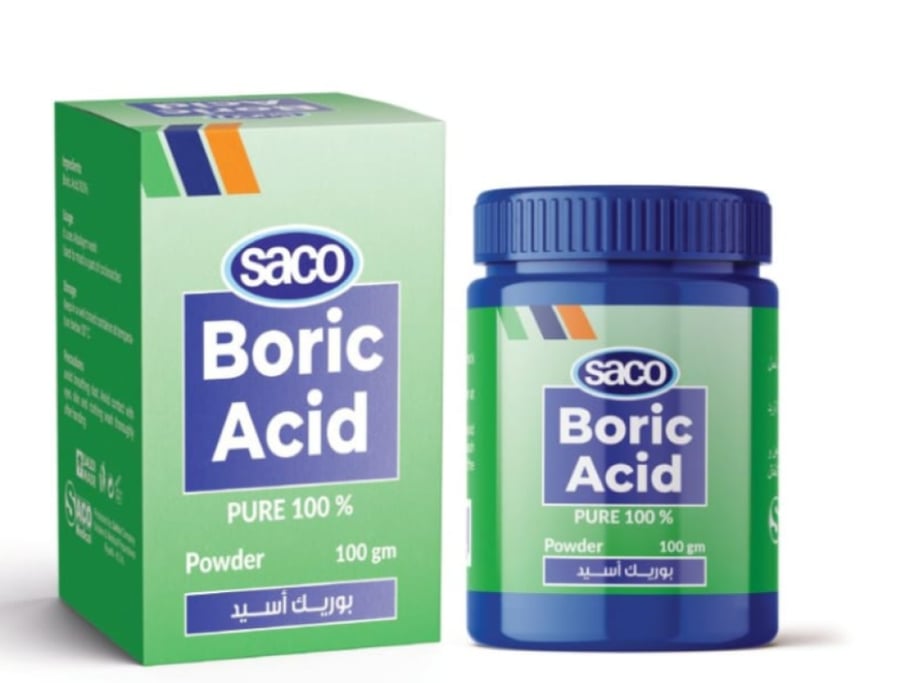 بوريك اسيد Boric Acid عبوة 100 جرام