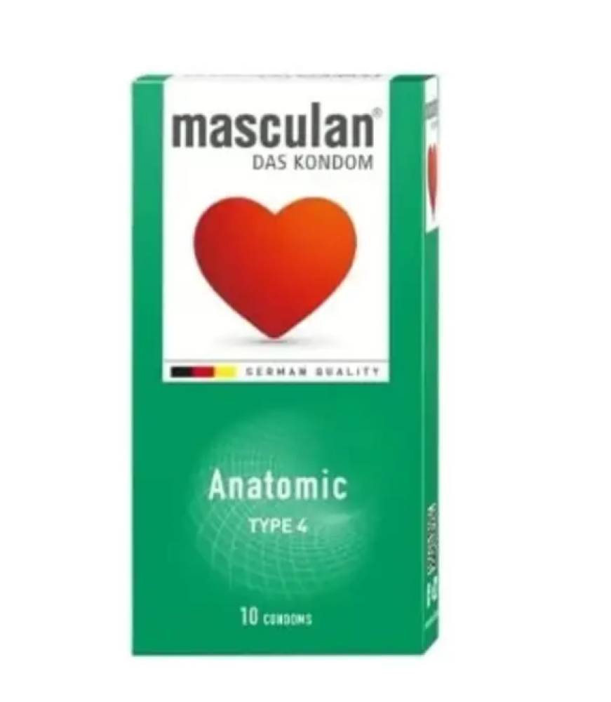 عازل طبي احساس عالي رقيق كلاسيك masculan TYPE1 عبوة 10 حبه