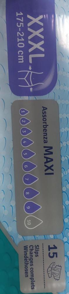 حفايظ كبار السن لزاق Soffisof (3XL) ايطالي عبوة 15 حبه