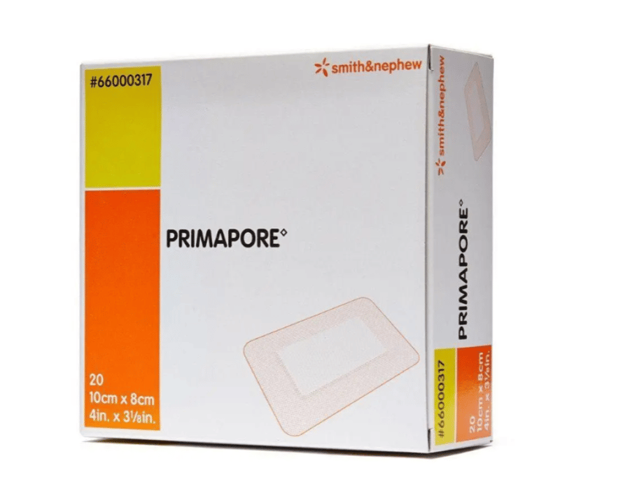 لاصق جراحي بريمابور 10سم×30سم PRIMAPORE عبوة 20 حبه