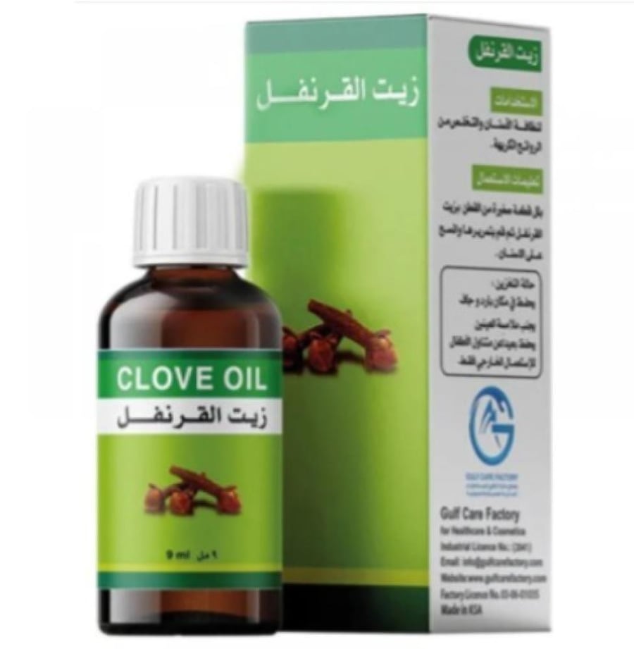 زيت القرنفل الطبيعي للاسنان 9 مل