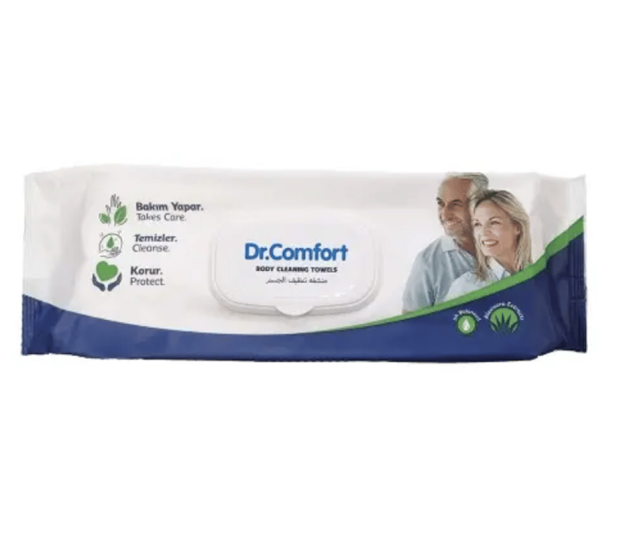مناديل مبللة لتنظيف الجسم د كومفورت DR. Comfort