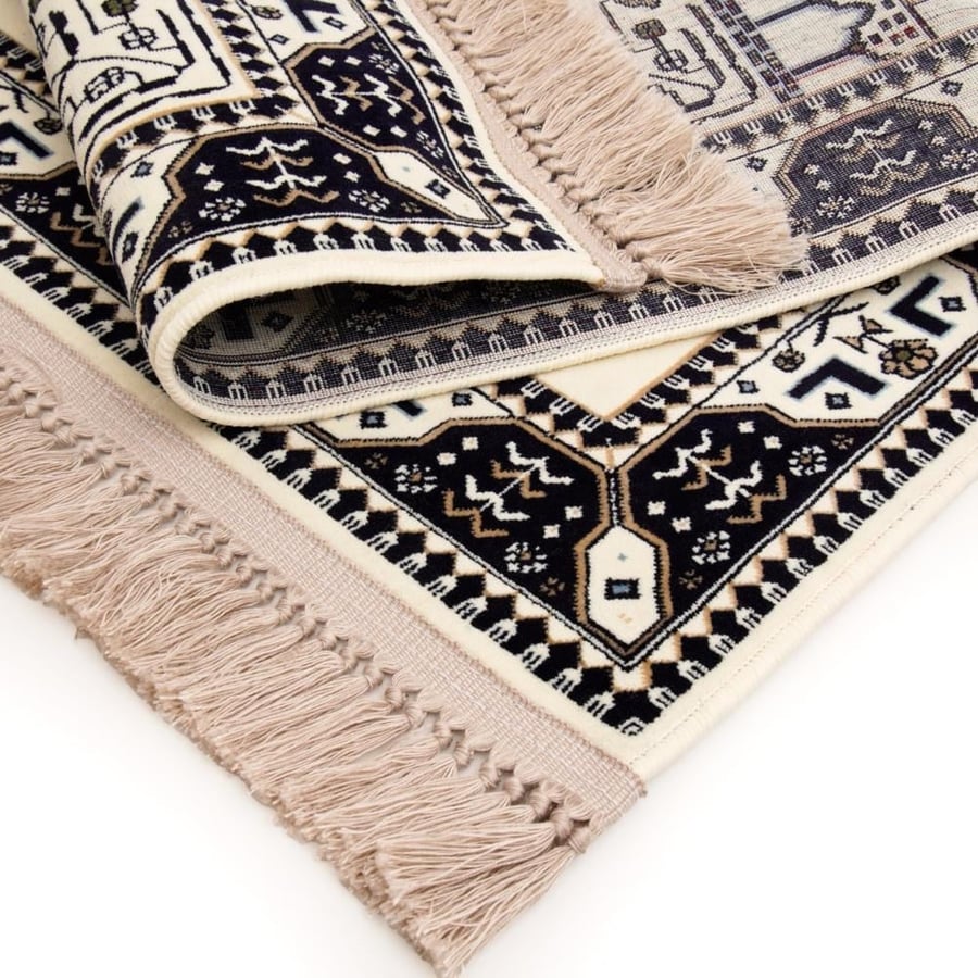 A set of two prayer rugs