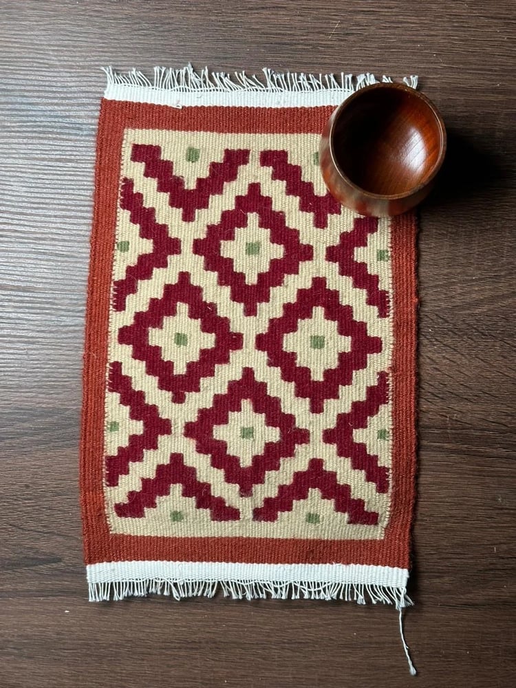 كوستر صوف  طبيعي