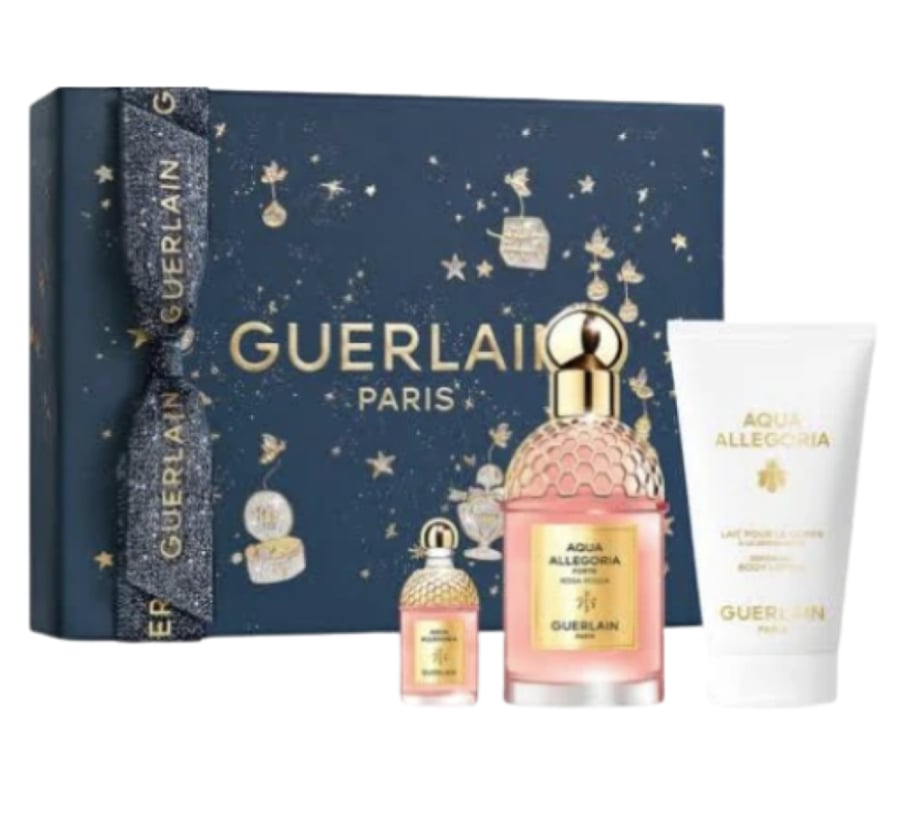 طقم عطر جيرلان اكوا اليجوريا روز روزا اودي برفيوم 75 مل عطر سكب 7.5مل +بودي لوشن 75مل