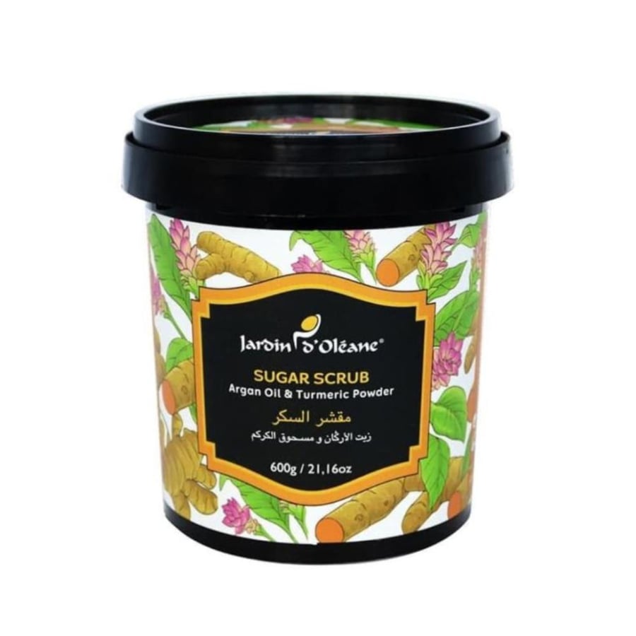 Jardin Oleane Sugar Scrub with Argan Oil and Turmeric Powder - 600g