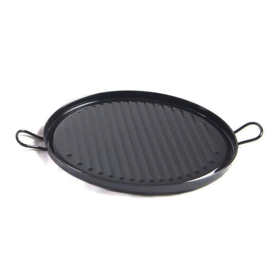 Round travel grill set with a Turkish bag