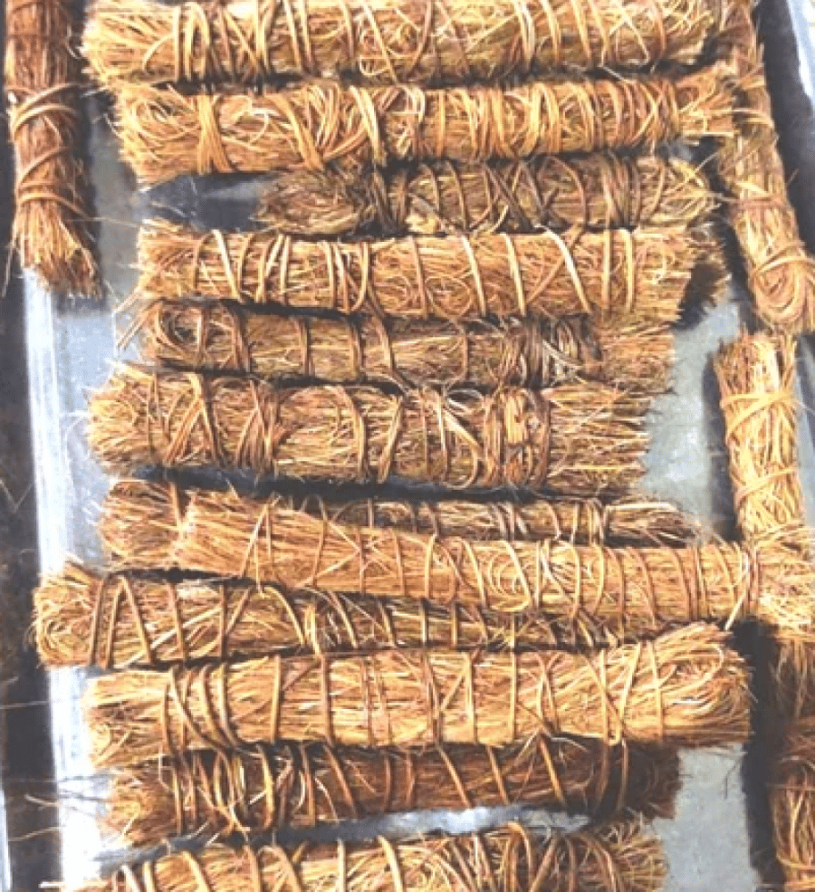 ليف دلة طبيعي مستقيم