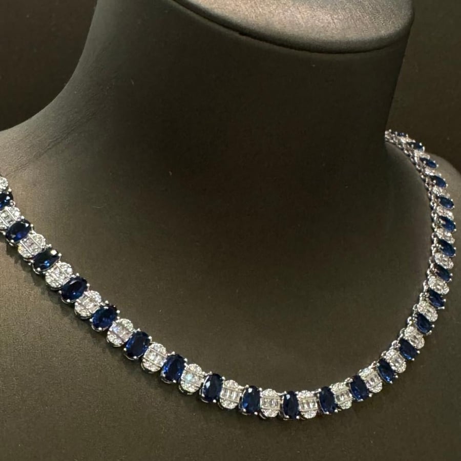 Yaqut - Tennis set in blue color