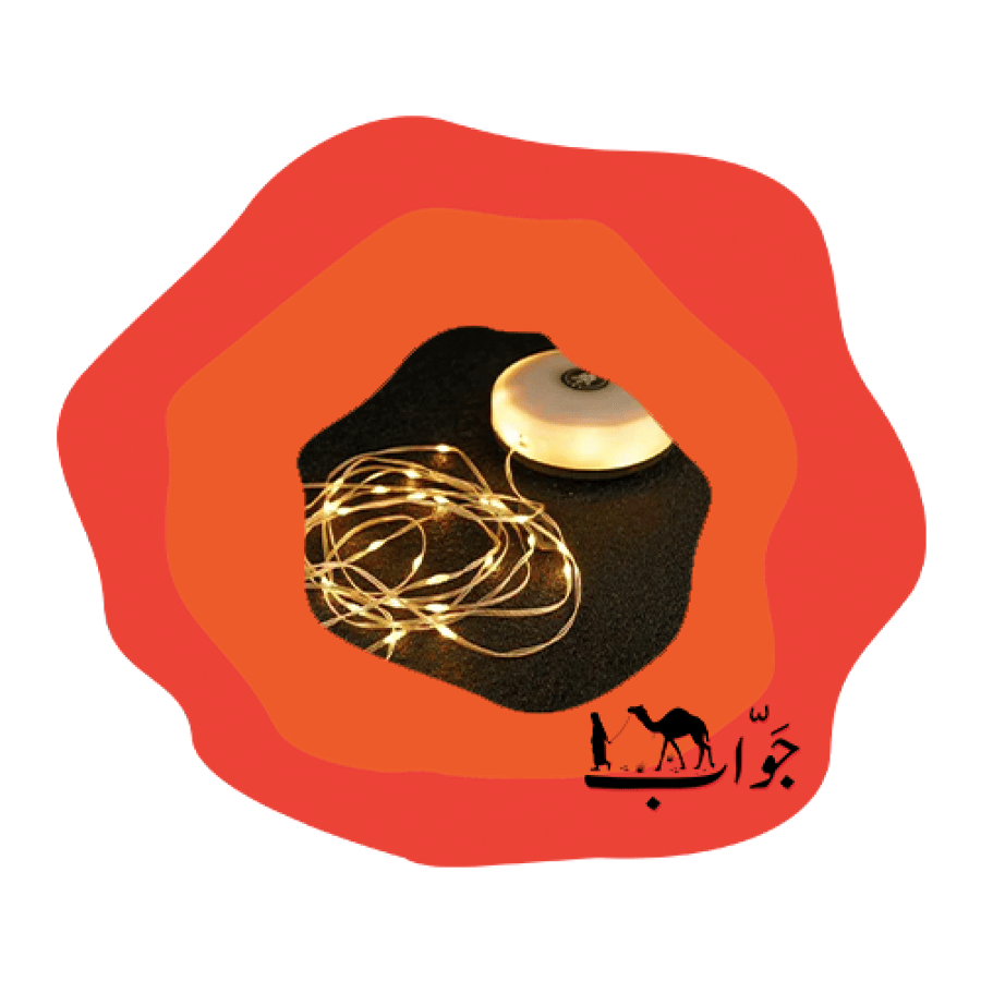 لمبه مع عقد لمبات وكشاف