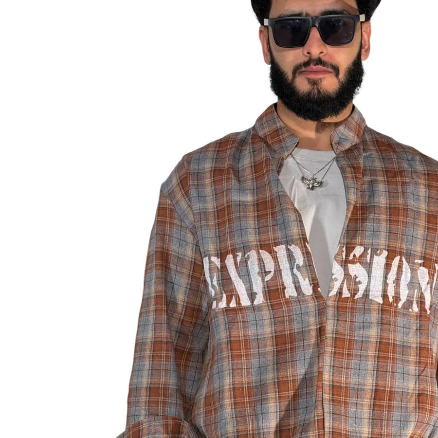 قميص "EXPRESSION" كروهات أوفر سايز