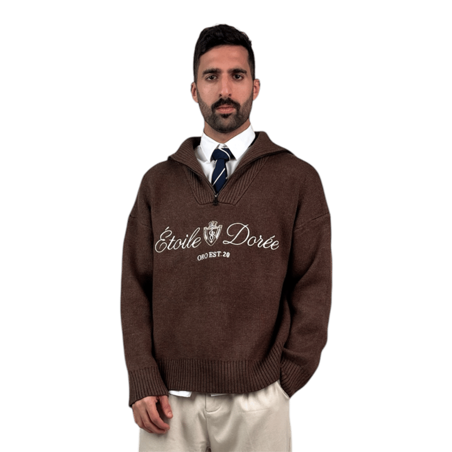 Wool knit sweater