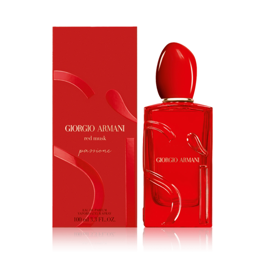عطر ارماني سي باشن رد مسك او دو بارفيوم 100 مل