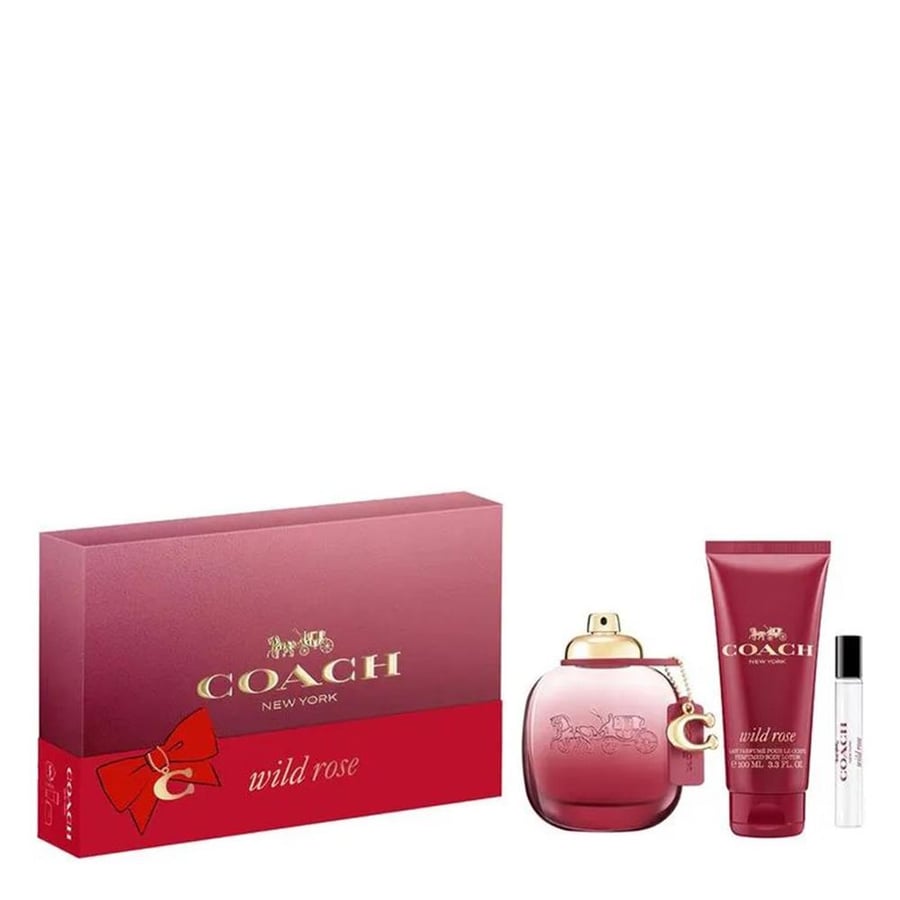 طقم عطر كوتش وايلد روز او دو بارفيوم 90 مل