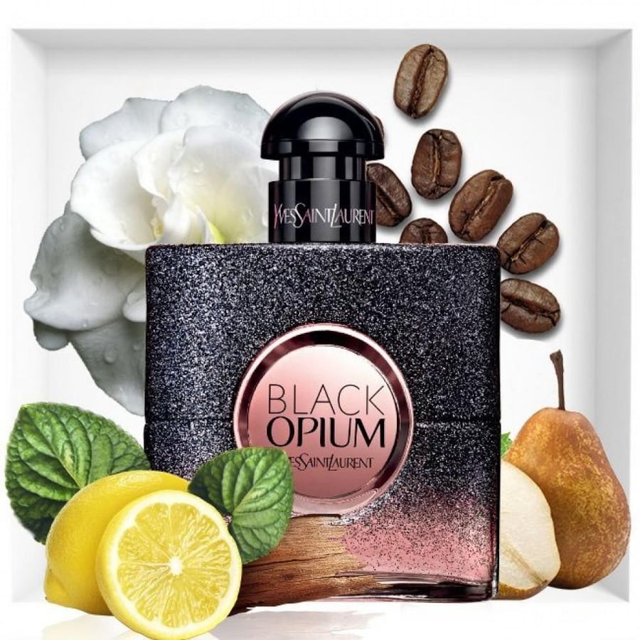 عطر ايف سان لوران بلاك اوبيوم فلورال شوك او دو بارفيوم 90 مل