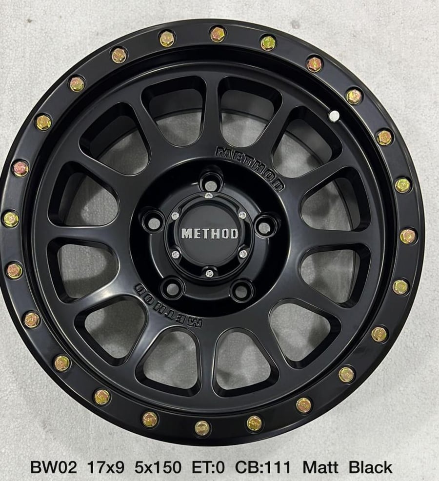 جنوط ميثود 17*9 - 5*150 - ET0 - CB111 البيع بالطقم فقط