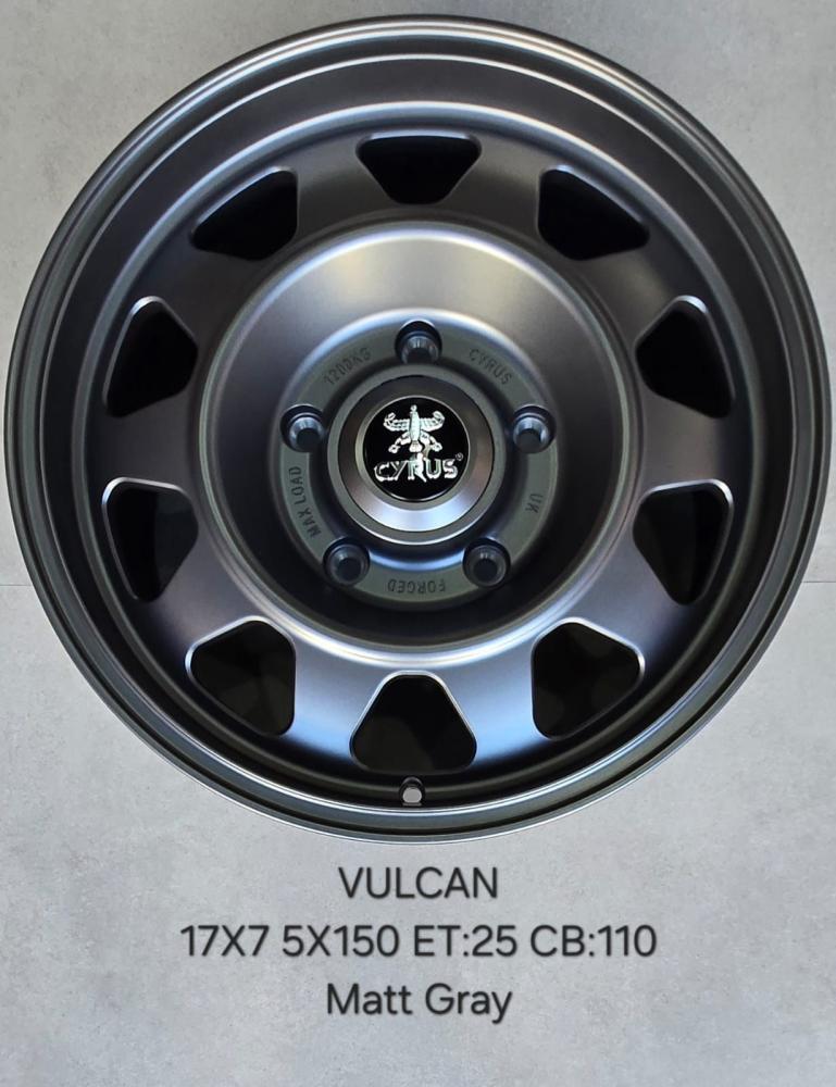 جنوط VULCAN سيريوس 17*7 - 5*150- ET25 - CB110 البيع بالطقم فقط