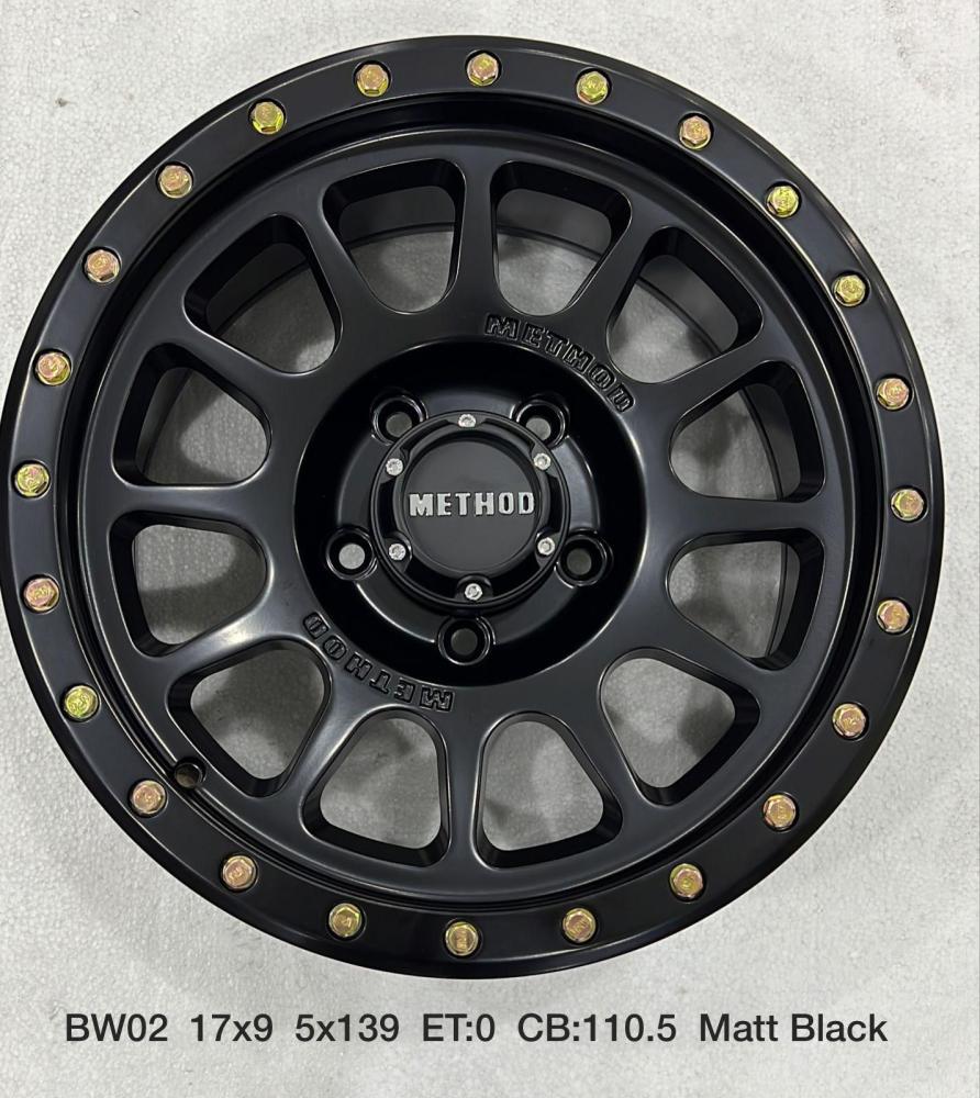 جنوط ميثود 17*9 - 5*139- ET0 - CB110.5 البيع بالطقم فقط