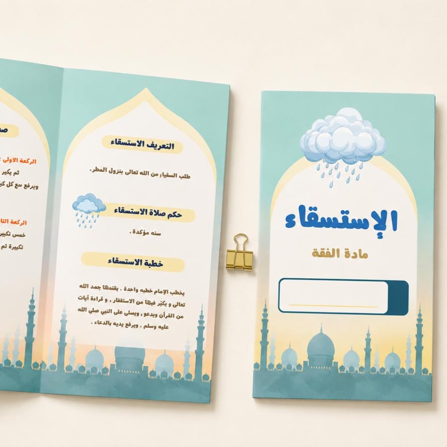 مطوية الاستسقاء - سادس