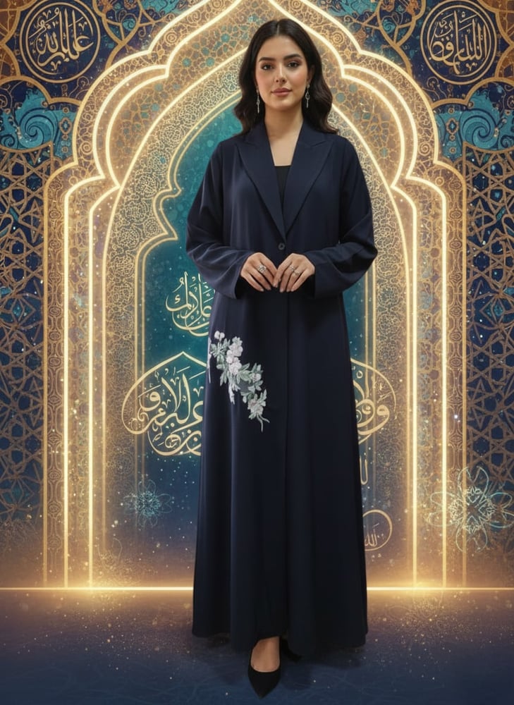 عبايه مع بنطلون