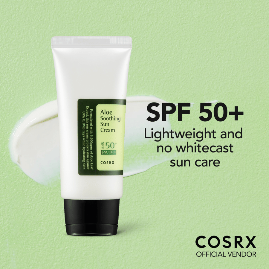 واقي شمس كوزركس بخلاصة الصبار 50مل - Cosrx Aloe Soothing Sun Cream SPF50 50ml