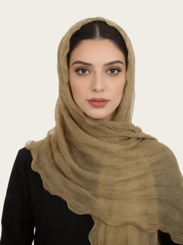 طرح شيفون منقوش