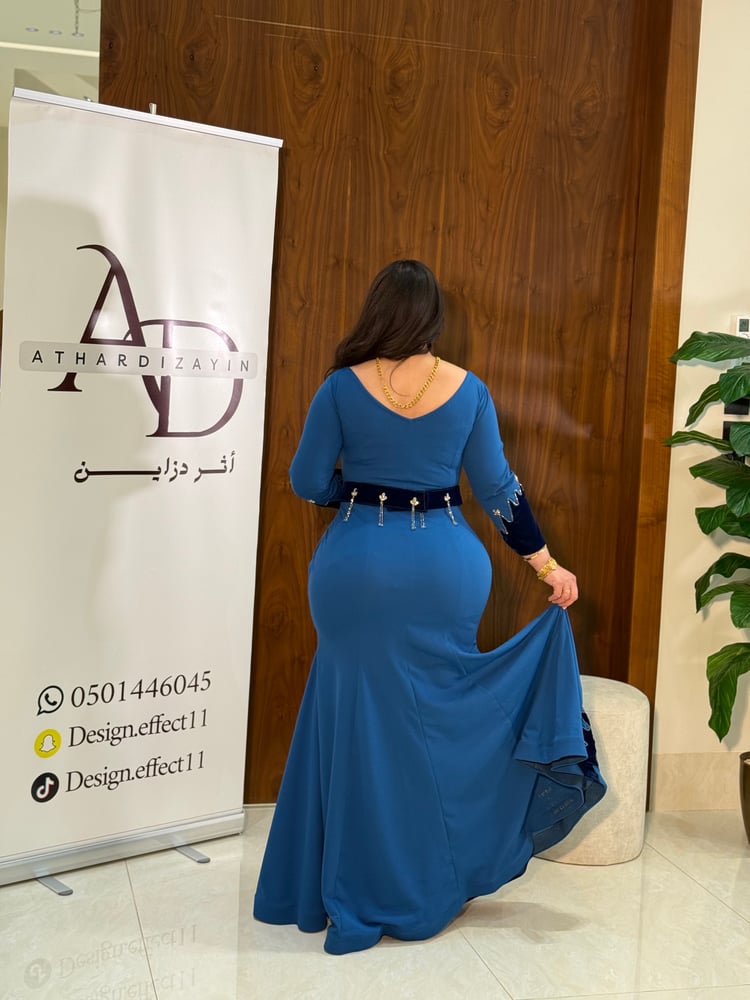 فستان ازرق